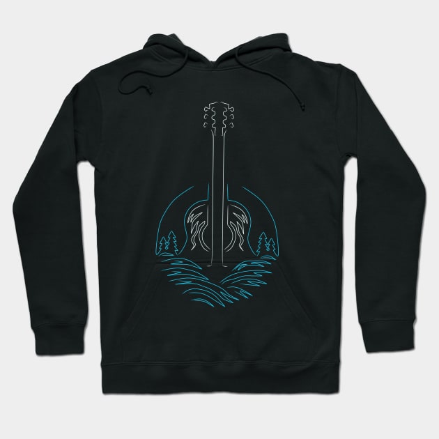 Guitar nature Hoodie by VinsendDraconi